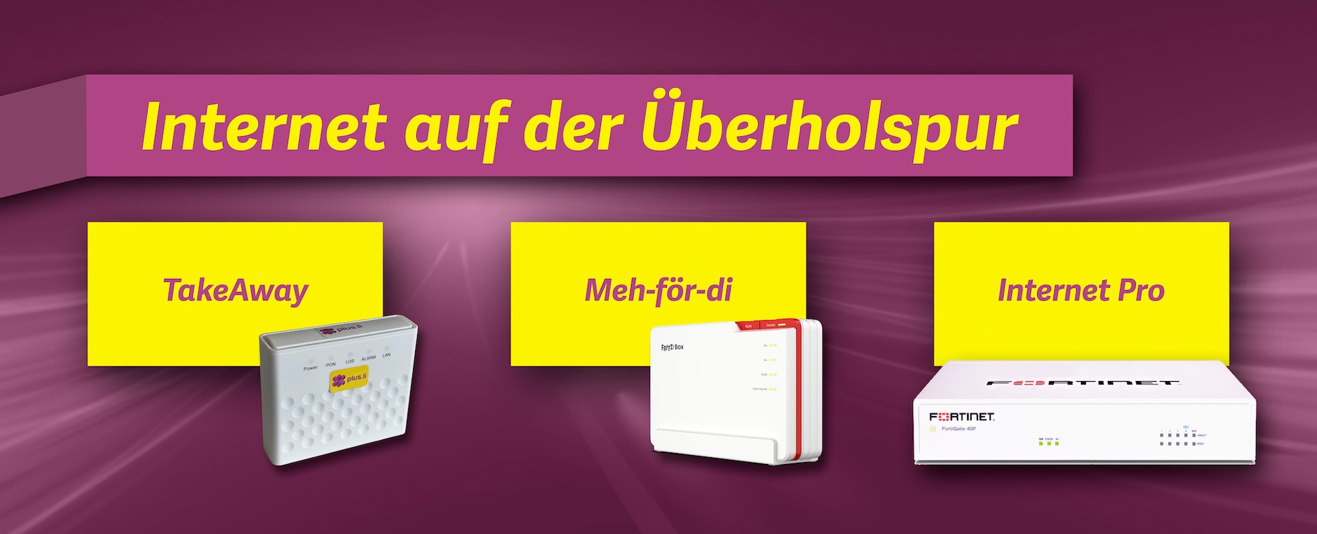 TV und Telefonie Optionen ab CHF 5.90